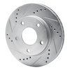 631-48005L Drilled/Slotted Brake Rotor [Silver], 1979-1998 GM, Position: Front Left,Rear Left - image 2