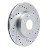 631-48012R Drilled/Slotted Brake Rotor [Silver], 1988-1989 GM, Position: Front Right - image 2