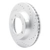 631-48014R Drilled/Slotted Brake Rotor [Silver], 1976-1996 Multiple Makes/Models, Position: Front Right,Fr Right - image 2