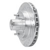 631-48016L Drilled/Slotted Brake Rotor [Silver], 1991-2003 GM, Position: Front Left - image 2
