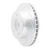 631-48019L Drilled/Slotted Brake Rotor [Silver], 1990-2002 GM, Position: Front Left - image 2