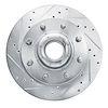 631-48026L Drilled/Slotted Brake Rotor [Silver], 1993-2006 Multiple Makes/Models, Position: Front Left,Fr Left - image 1