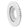 631-48027L Drilled/Slotted Brake Rotor [Silver], 1994-2006 Multiple Makes/Models, Position: Front Left,Fr Left - image 1