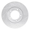 631-48027L Drilled/Slotted Brake Rotor [Silver], 1994-2006 Multiple Makes/Models, Position: Front Left,Fr Left - image 4