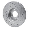 631-48046L Drilled/Slotted Brake Rotor [Silver], 2002-2009 GM, Position: Front Left - image 4