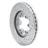 631-48049L Drilled/Slotted Brake Rotor [Silver], 2004-2008 GM, Position: Front Left - image 4