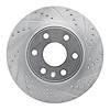 631-48054R Drilled/Slotted Brake Rotor [Silver], 2007-2017 GM, Position: Front Right - image 1