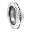 631-48059L Drilled/Slotted Brake Rotor [Silver], Fits Select GM, Position: Front Left - image 3