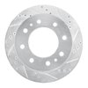 631-48061R Drilled/Slotted Brake Rotor [Silver], Fits Select GM, Position: Rear Right - image 2