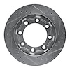 631-48064L Drilled/Slotted Brake Rotor [Silver], 1971-1991 Multiple Makes/Models, Position: Front Left - image 1