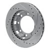 631-48064L Drilled/Slotted Brake Rotor [Silver], 1971-1991 Multiple Makes/Models, Position: Front Left - image 4