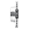 631-48081R Drilled/Slotted Brake Rotor [Silver], 2003-2010 GM, Position: Rr Right,Fr Right - image 1
