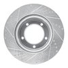 631-48081R Drilled/Slotted Brake Rotor [Silver], 2003-2010 GM, Position: Rr Right,Fr Right - image 4