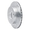 631-50002L Drilled/Slotted Brake Rotor [Silver], 1989-2001 GM, Position: Front Left - image 2