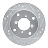 631-50002R Drilled/Slotted Brake Rotor [Silver], 1989-2001 GM, Position: Front Right - image 1