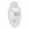 631-52000R Drilled/Slotted Brake Rotor [Silver], 1988-1989 GM, Position: Front Right - image 2