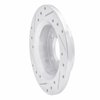 631-52005R Drilled/Slotted Brake Rotor [Silver], 1984-1988 GM, Position: Rear Right - image 4