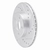 631-52007R Drilled/Slotted Brake Rotor [Silver], 1990-2005 GM, Position: Front Right - image 2