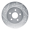 631-52009L Drilled/Slotted Brake Rotor [Silver], 1988-1988 GM, Position: Front Left,Rear Left - image 1
