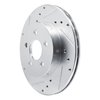 631-52009L Drilled/Slotted Brake Rotor [Silver], 1988-1988 GM, Position: Front Left,Rear Left - image 2
