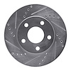 631-52011L Drilled/Slotted Brake Rotor [Silver], 1997-2005 GM, Position: Front Left - image 1