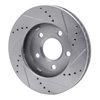631-52011L Drilled/Slotted Brake Rotor [Silver], 1997-2005 GM, Position: Front Left - image 4