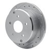 631-52014L Drilled/Slotted Brake Rotor [Silver], 2004-2004 GM, Position: Rear Left - image 2