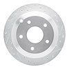 631-52017R Drilled/Slotted Brake Rotor [Silver], 2005-2006 GM, Position: Rear Right - image 1