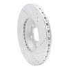 631-53005L Drilled/Slotted Brake Rotor [Silver], 2006-2010 GM, Position: Front Left - image 4