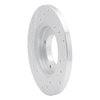 631-54000R Drilled/Slotted Brake Rotor [Silver], 1988-1993 Ford/Lincoln/Mercury/Mazda, Position: Front Right - image 4