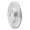 631-54001L Drilled/Slotted Brake Rotor [Silver], 1990-2001 Ford/Lincoln/Mercury/Mazda, Position: Front Left - image 2