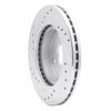 631-54001R Drilled/Slotted Brake Rotor [Silver], 1990-2001 Ford/Lincoln/Mercury/Mazda, Position: Front Right - image 4