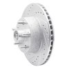 631-54006L Drilled/Slotted Brake Rotor [Silver], 1968-1970 Ford/Lincoln/Mercury/Mazda, Position: Front Left - image 2