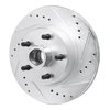 631-54008R Drilled/Slotted Brake Rotor [Silver], 1968-1973 Ford/Lincoln/Mercury/Mazda, Position: Front Right - image 2