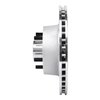 631-54008R Drilled/Slotted Brake Rotor [Silver], 1968-1973 Ford/Lincoln/Mercury/Mazda, Position: Front Right - image 3