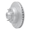 631-54011L Drilled/Slotted Brake Rotor [Silver], 1973-1973 Ford/Lincoln/Mercury/Mazda, Position: Front Left - image 2