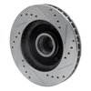 631-54013L Drilled/Slotted Brake Rotor [Silver], 1974-1979 Ford/Lincoln/Mercury/Mazda, Position: Front Left - image 4