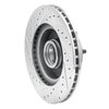 631-54014R Drilled/Slotted Brake Rotor [Silver], 1974-1980 Ford/Lincoln/Mercury/Mazda, Position: Front Right - image 4