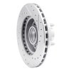 631-54015L Drilled/Slotted Brake Rotor [Silver], 1978-1993 Ford/Lincoln/Mercury/Mazda, Position: Front Left - image 4