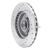 631-54015R Drilled/Slotted Brake Rotor [Silver], 1978-1993 Ford/Lincoln/Mercury/Mazda, Position: Front Right - image 4