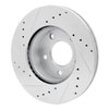 631-54016D Drilled/Slotted Brake Rotor [Silver], 1975-1980 Ford/Lincoln/Mercury/Mazda, Position: Rear Right - image 4