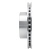 631-54017D Drilled/Slotted Brake Rotor [Silver], 1975-1980 Ford/Lincoln/Mercury/Mazda, Position: Rear Left - image 3