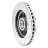 631-54019L Drilled/Slotted Brake Rotor [Silver], 1982-1987 Ford/Lincoln/Mercury/Mazda, Position: Front Left - image 4