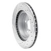 631-54021R Drilled/Slotted Brake Rotor [Silver], 1982-1990 Ford/Lincoln/Mercury/Mazda, Position: Rear Right - image 4
