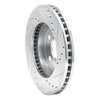 631-54022L Drilled/Slotted Brake Rotor [Silver], 1986-1992 Ford/Lincoln/Mercury/Mazda, Position: Front Left - image 4
