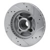 631-54026L Drilled/Slotted Brake Rotor [Silver], 1987-1993 Ford/Lincoln/Mercury/Mazda, Position: Front Left - image 4