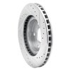 631-54027L Drilled/Slotted Brake Rotor [Silver], 1989-1990 Ford/Lincoln/Mercury/Mazda, Position: Front Left - image 4