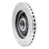631-54028R Drilled/Slotted Brake Rotor [Silver], 1987-1988 Ford/Lincoln/Mercury/Mazda, Position: Front Right - image 4