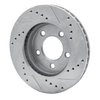 631-54029L Drilled/Slotted Brake Rotor [Silver], 1970-1993 Ford/Lincoln/Mercury/Mazda, Position: Front Left - image 4