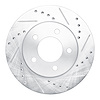 631-54029R Drilled/Slotted Brake Rotor [Silver], 1970-1993 Ford/Lincoln/Mercury/Mazda, Position: Front Right - image 1